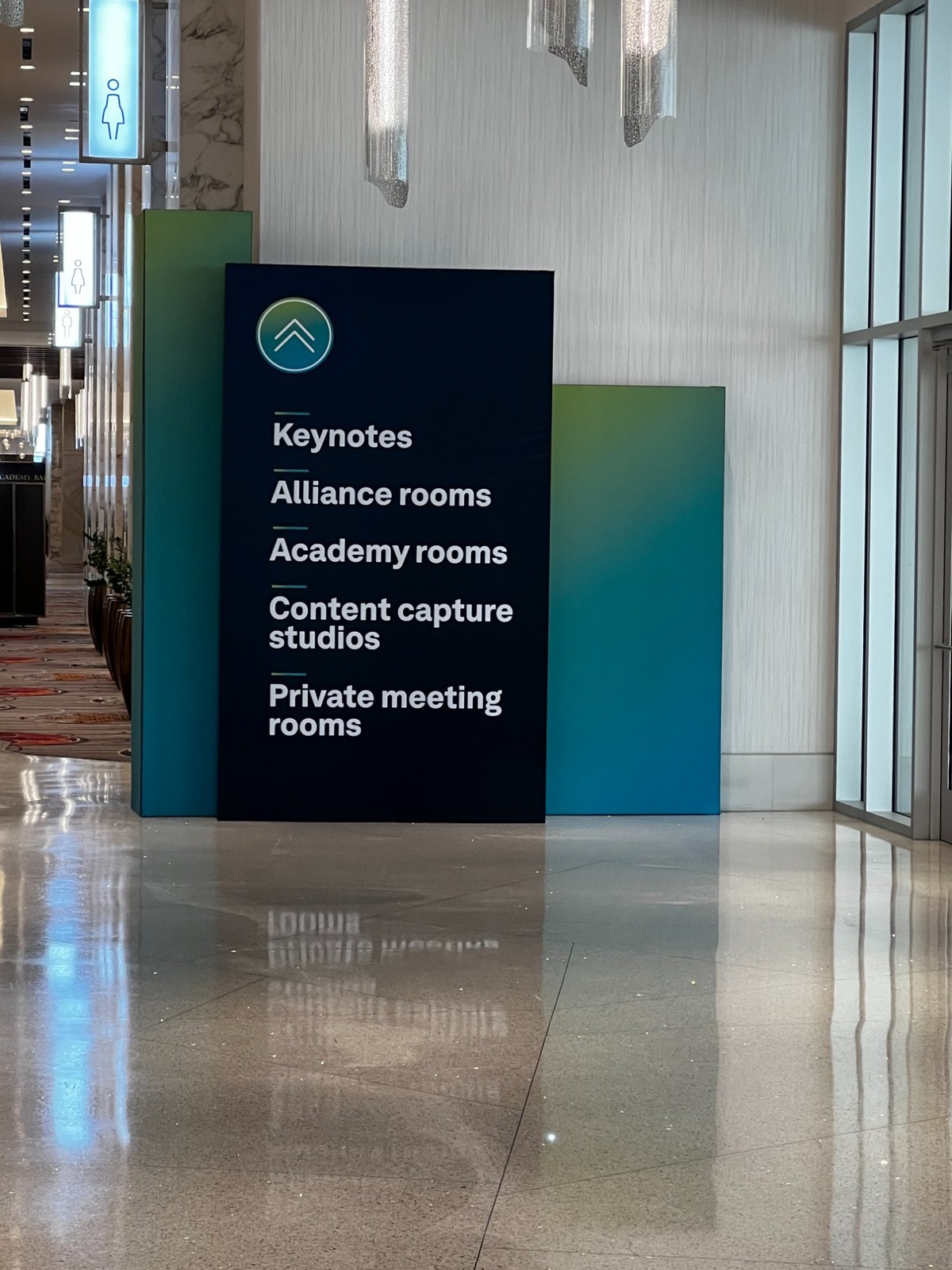 Wayfinding directional signage