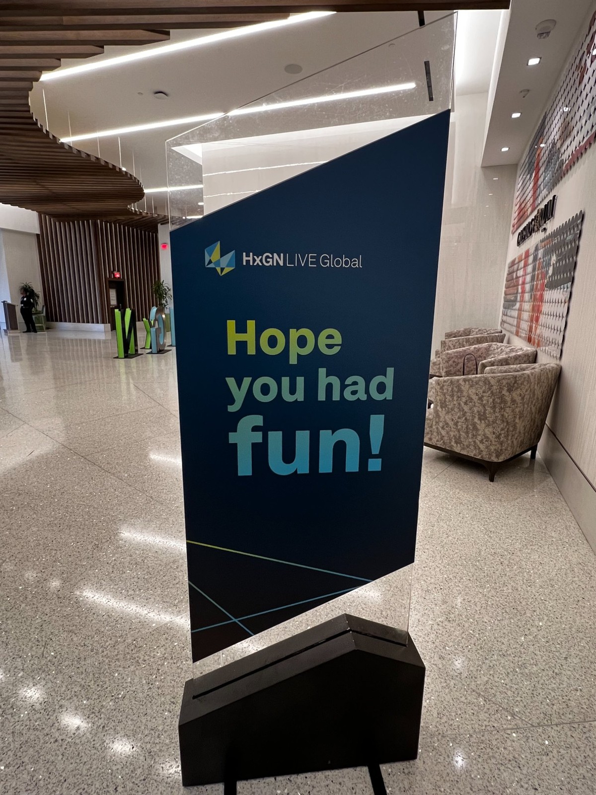 Hope you had fun farewell signage