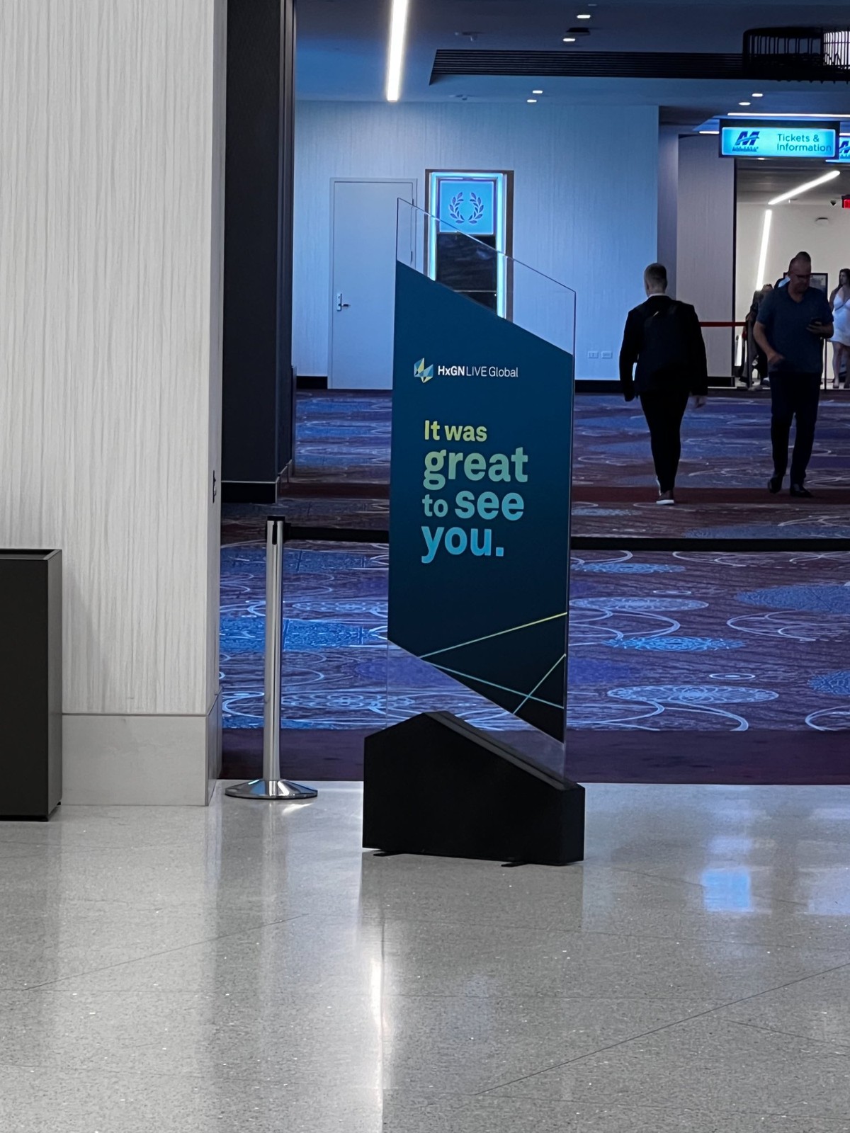 It was great to see you farewell signage