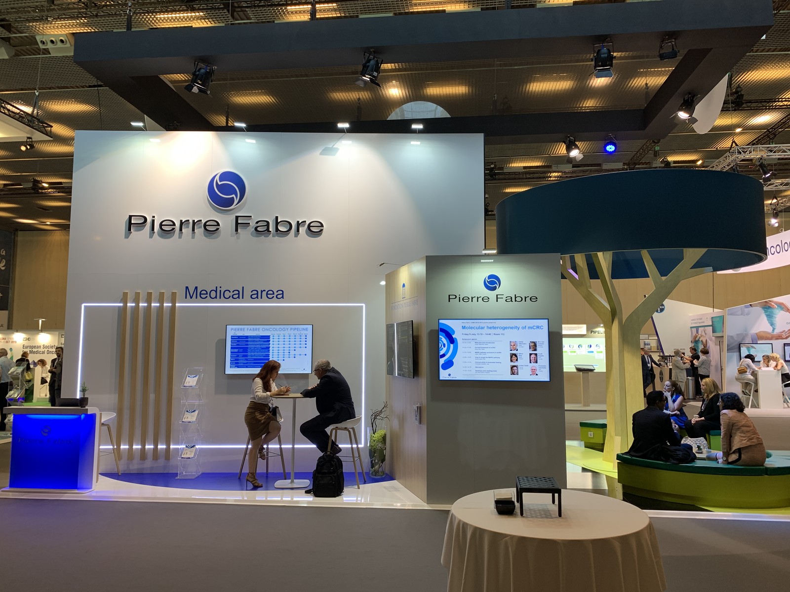 Pierre Fabre pharma booth