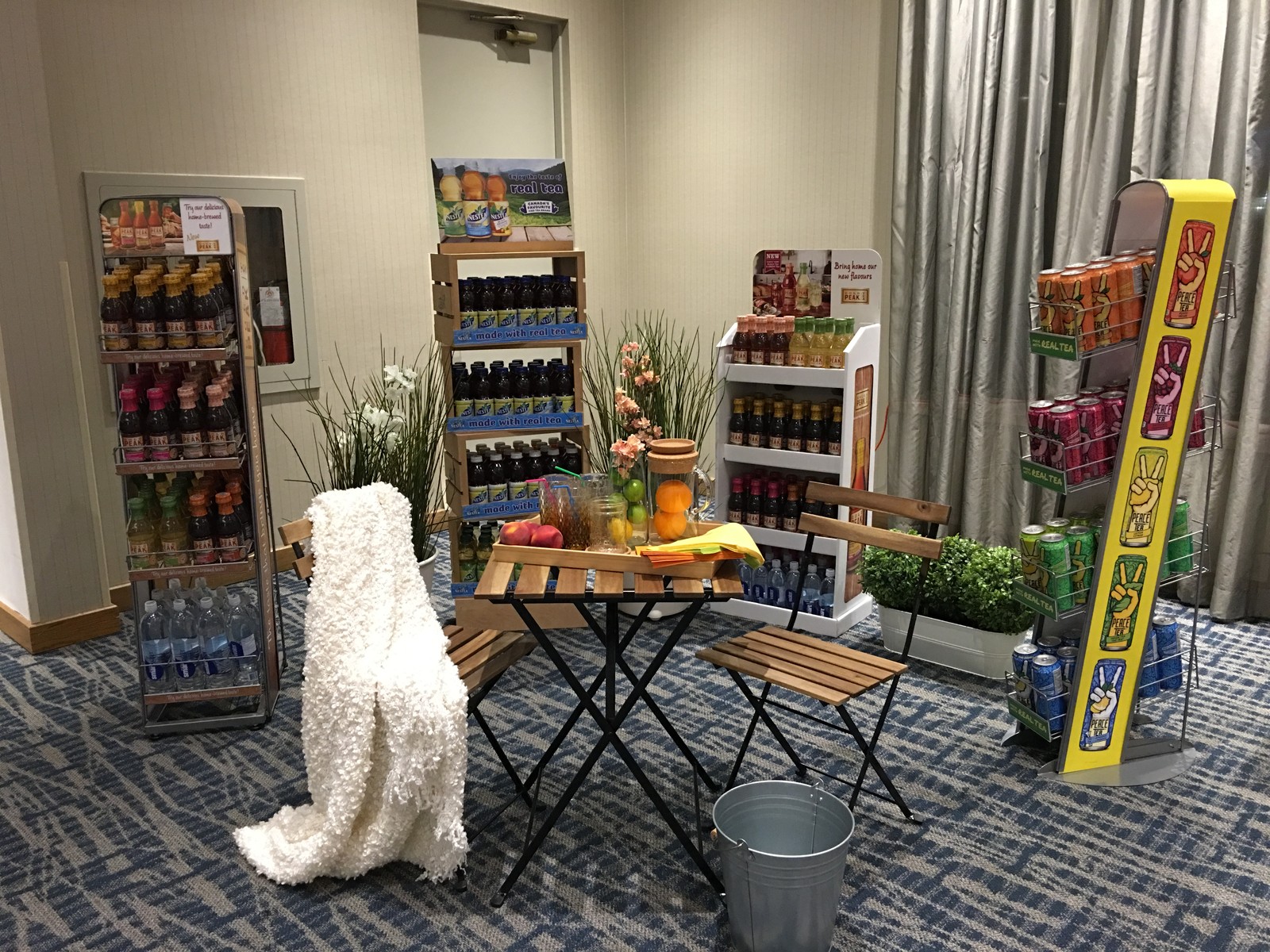 Peace Tea product activation station