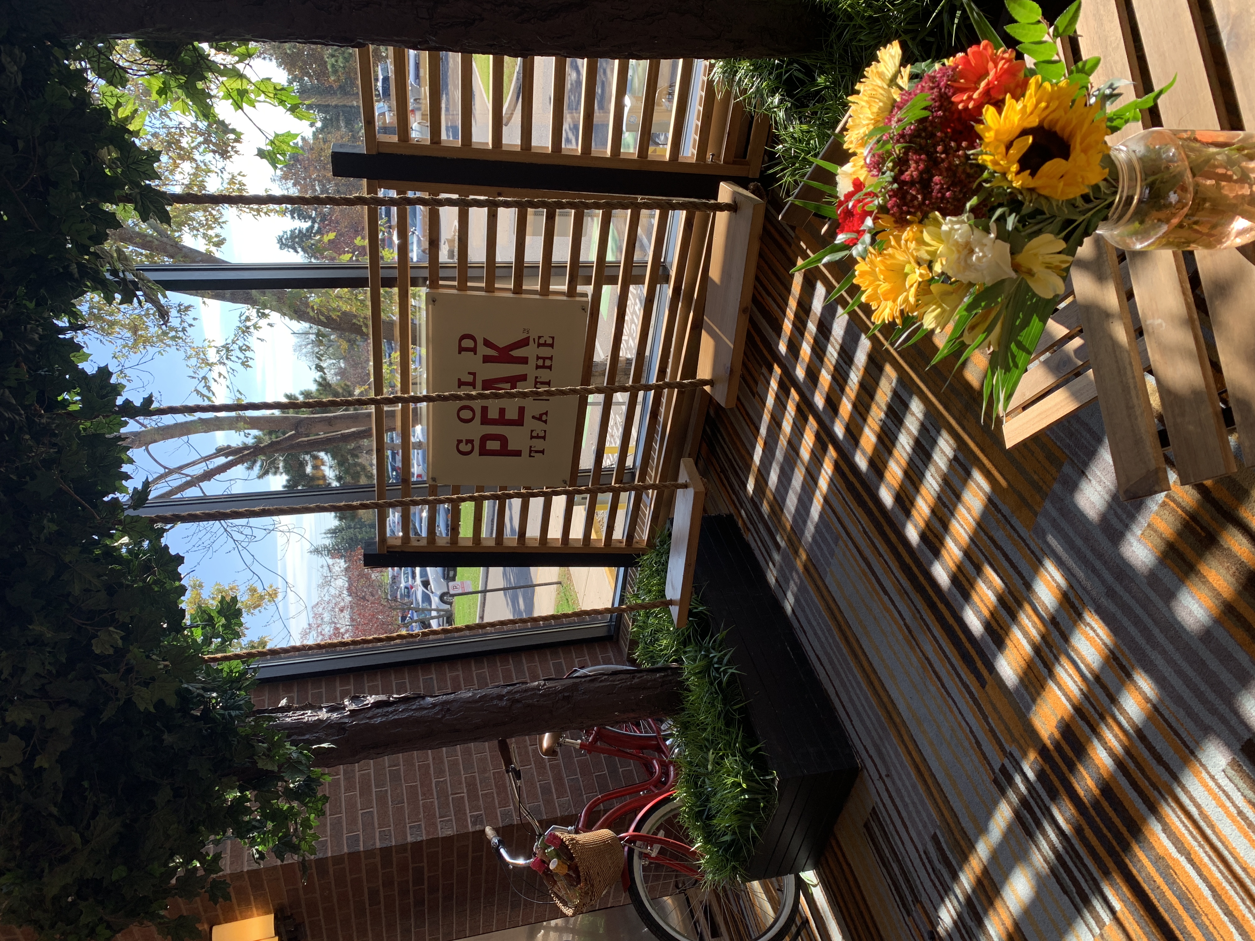 Gold Peak Tea backyard porch product activation