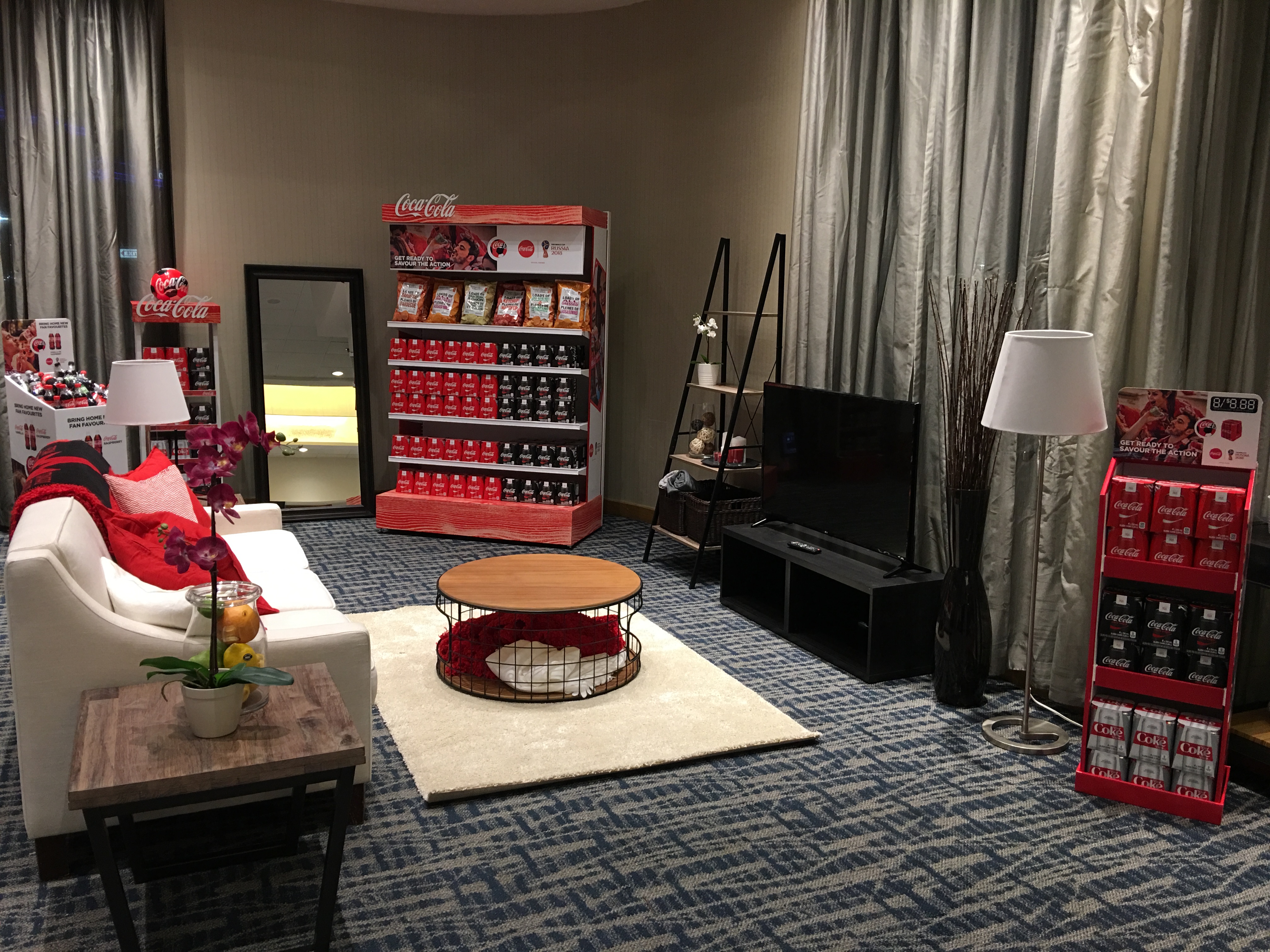 Coca-Cola FIFA World Cup at-home retail activation room